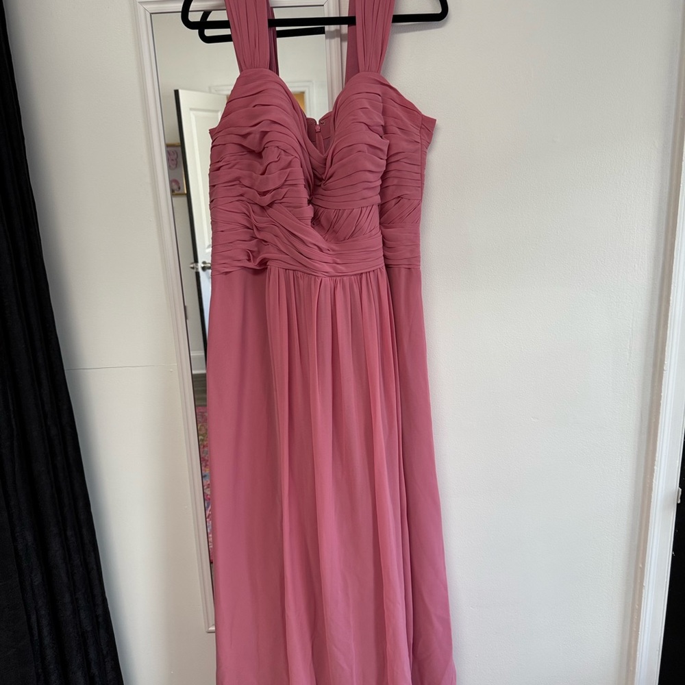 Elegant Pink Evening Gown